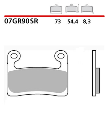 Pastillas de freno Brembo sinterizadas delanteras para BMW R1250 GS/GSA