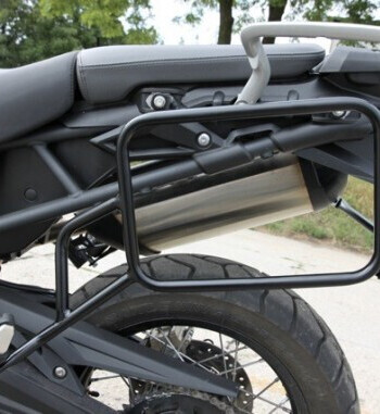 Soporte maletas asimétrico aluminio Nomada Pro para Triumph Tiger 800