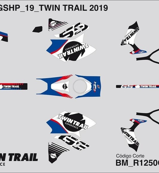 Kit Adhesivos vinilo Uniracing para BMW R 1200 GS / Adventure LC